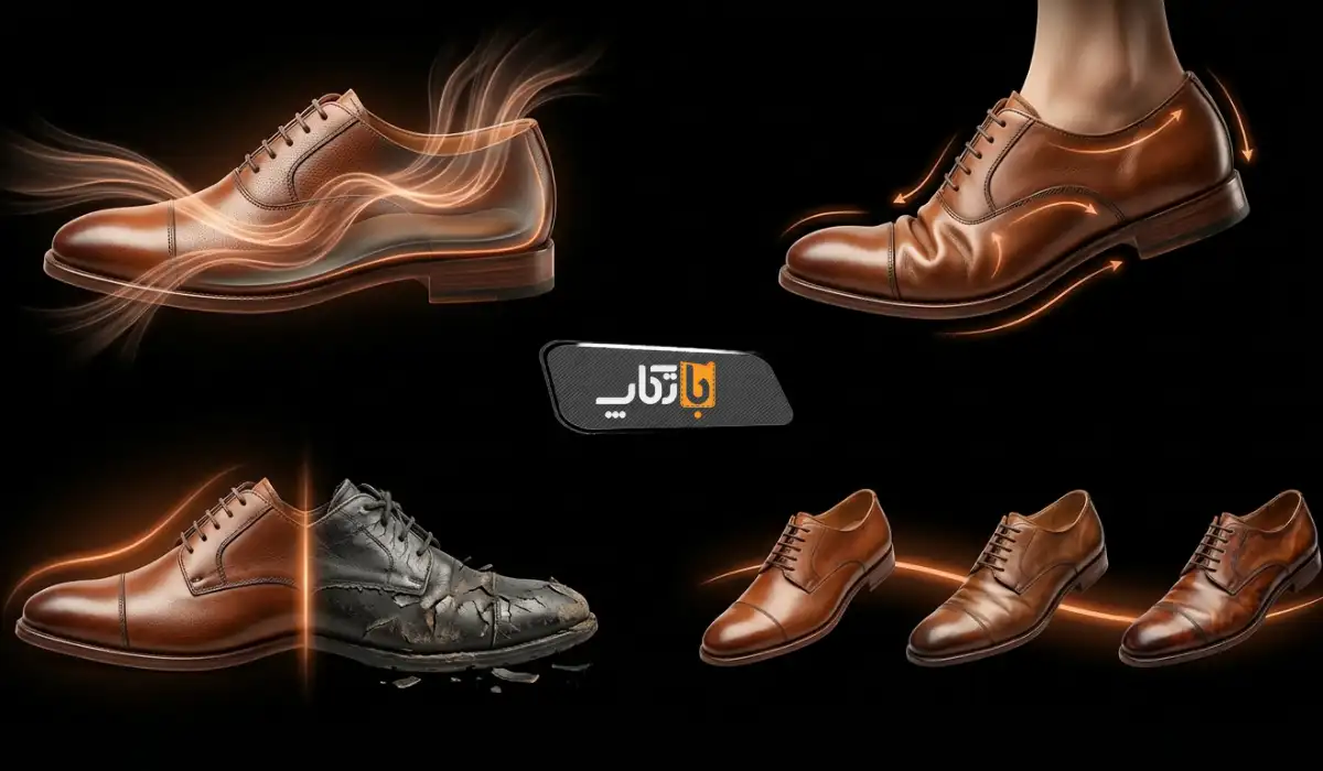 مزایای کفش چرم طبیعی مردانه 
