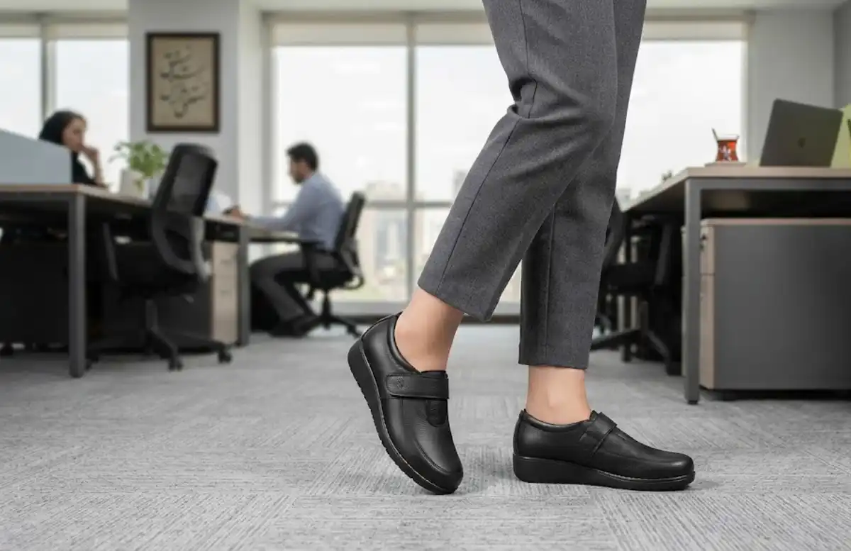 کفش طبی چرم طبیعی زنانه پروفسور مارتین پینکسون کلاریس