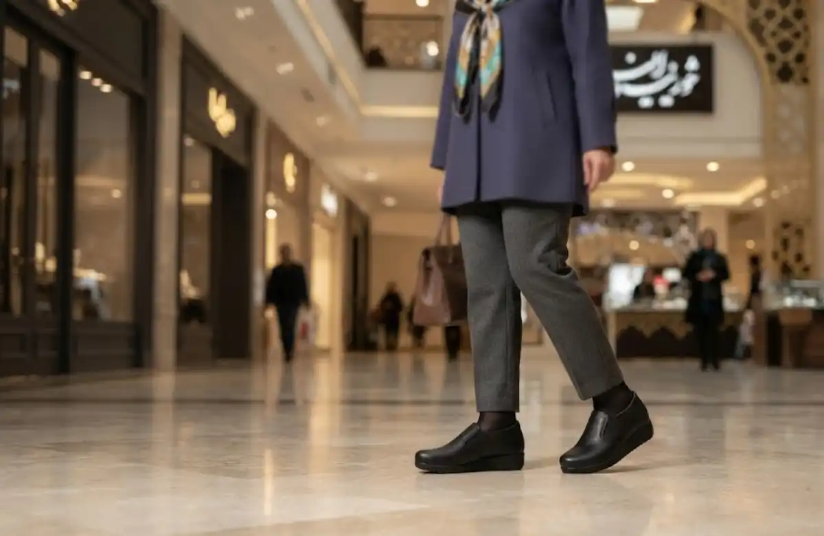 کفش طبی چرم طبیعی زنانه پروفسور مارتین ملوین کلاریس