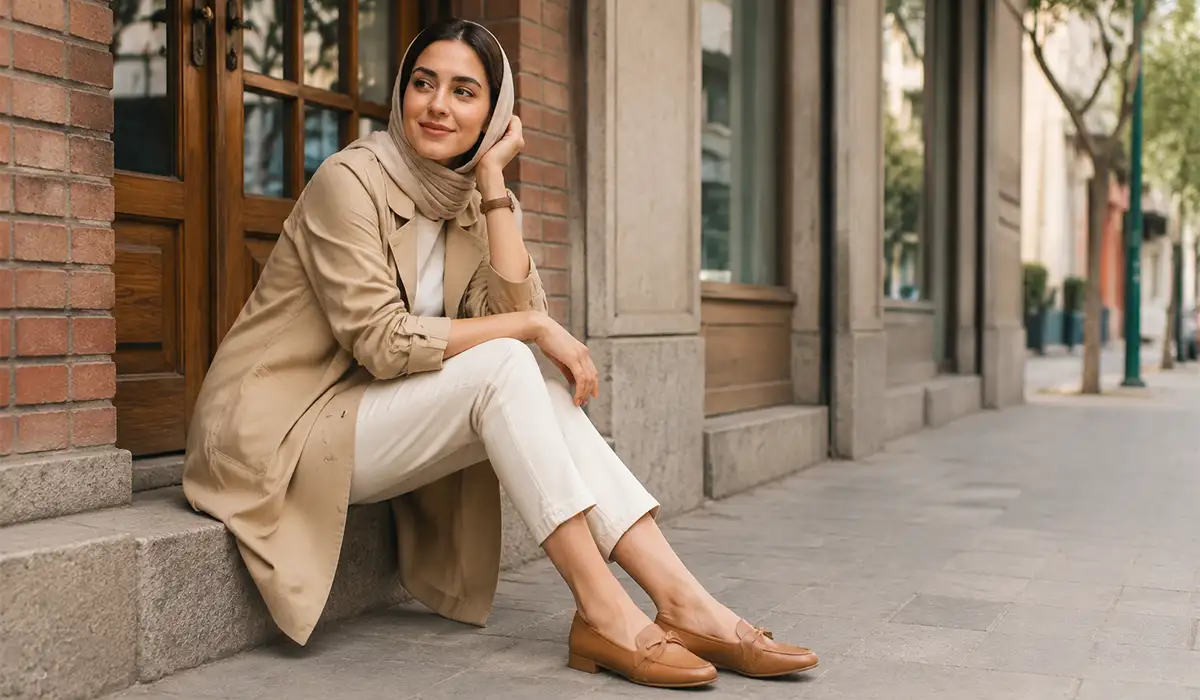 کفش زنانه چرم مصنوعی