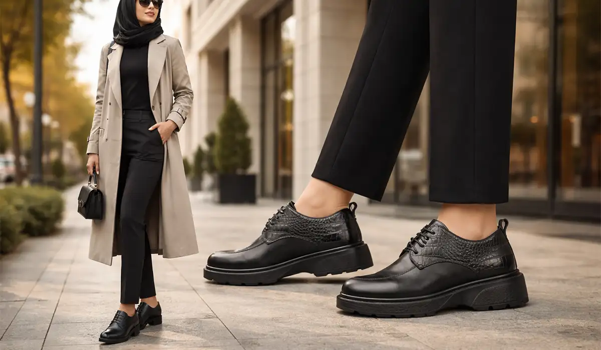 کفش چرم زنانه