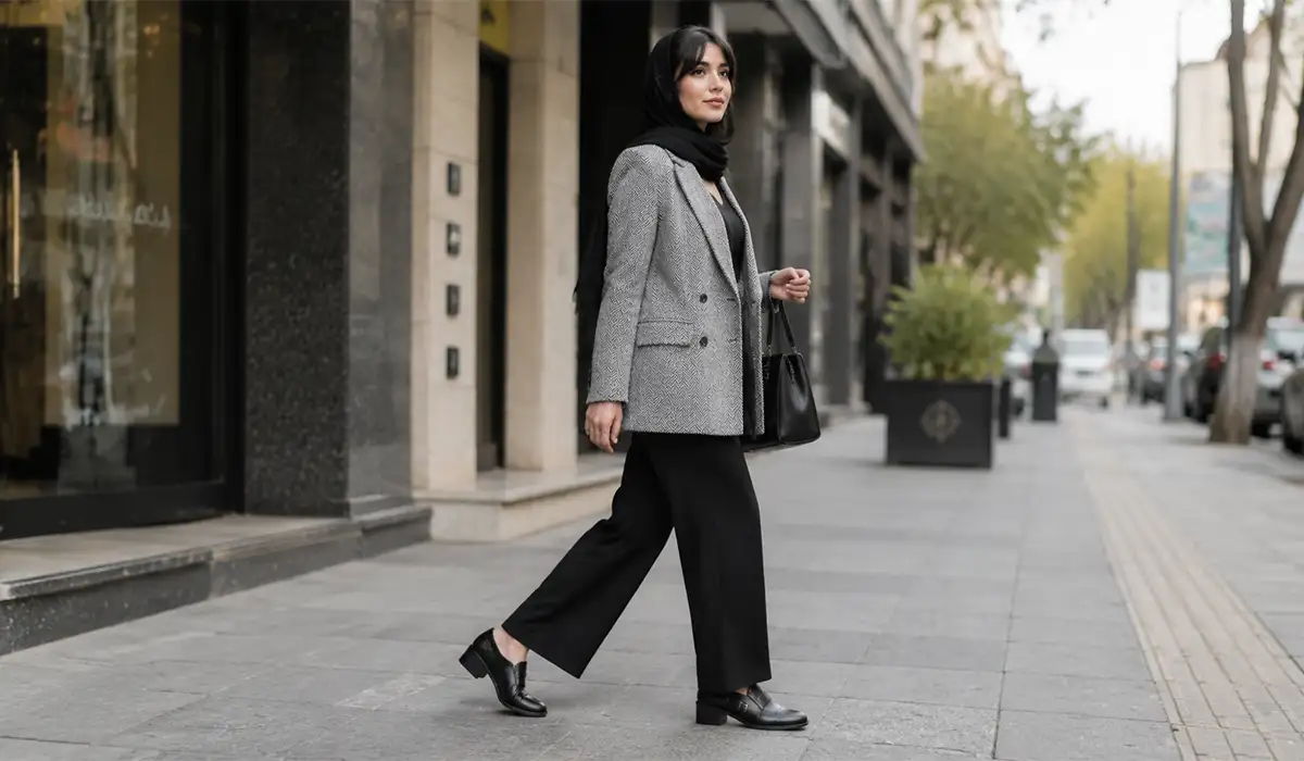 کفش چرم طبیعی زنانه