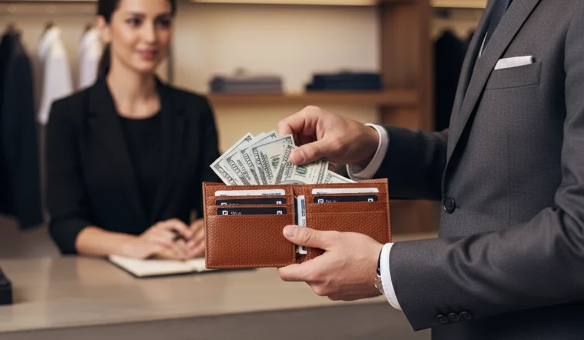 کیف پول مردانه چرم طبیعی 