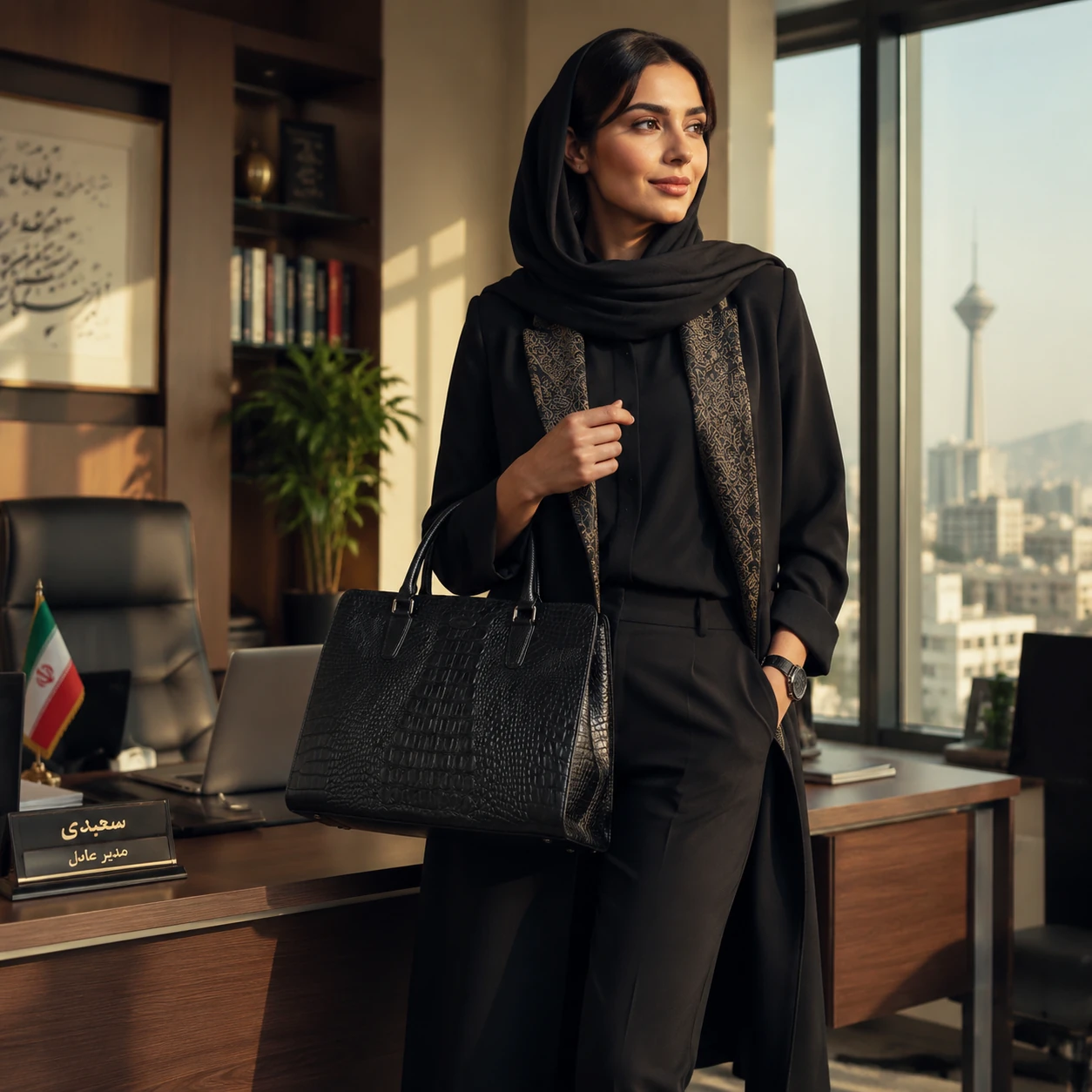 کیف اداری چرم زنانه