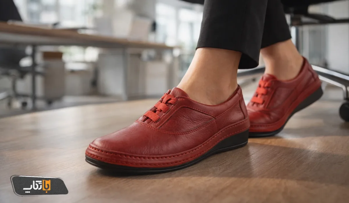 کفش زنانه اداری چرم
