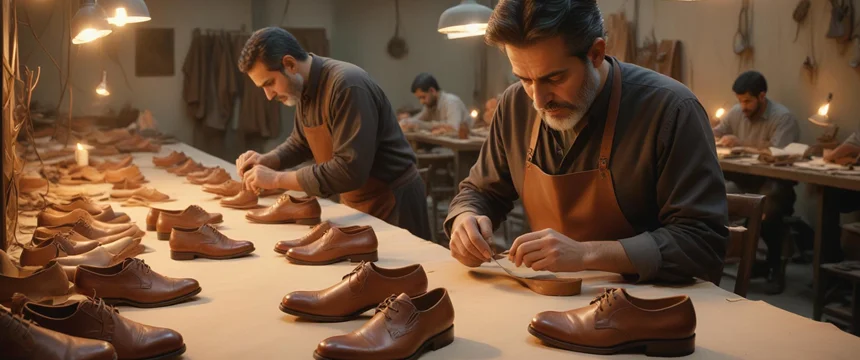 طراحی کفش چرم رسمی مردانه: هنر و علم در خدمت شیک پوشی