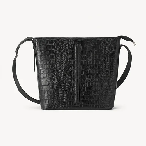 کیف دوشی زنانه کهن چرم مدل v254 صدف