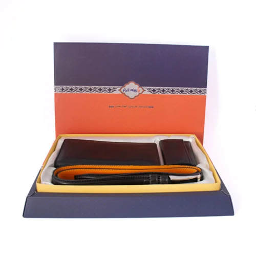 ست هدیه مردانه چرم طبیعی مدل M3