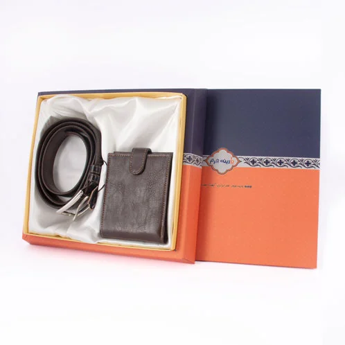 ست هدیه مردانه چرم طبیعی مدل M7