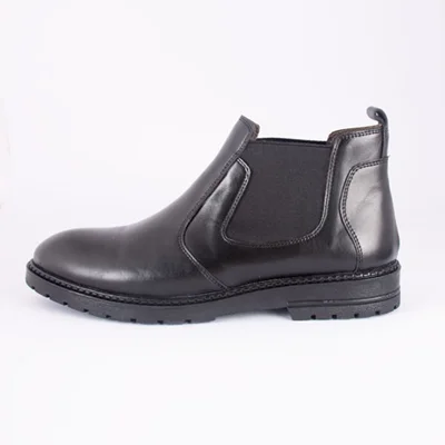 نیم بوت چرم طبیعی مردانه مدل کشی