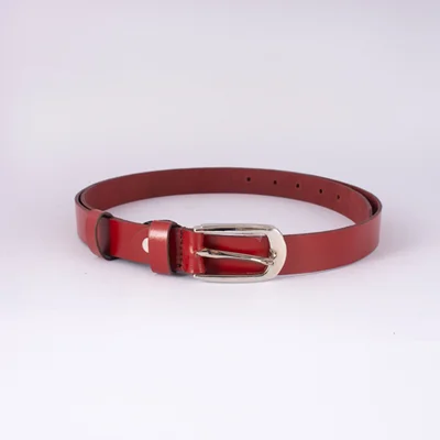 کمربند چرم طبیعی زنانه مدل 2/5 کلاسیک