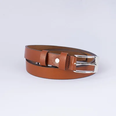 کمربند چرم طبیعی زنانه مدل 2/5 کلاسیک