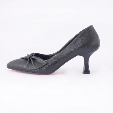 کفش چرم مصنوعی زنانه مدل ورژن پاپیون