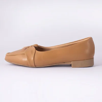 کفش چرم مصنوعی زنانه مدل نایومی