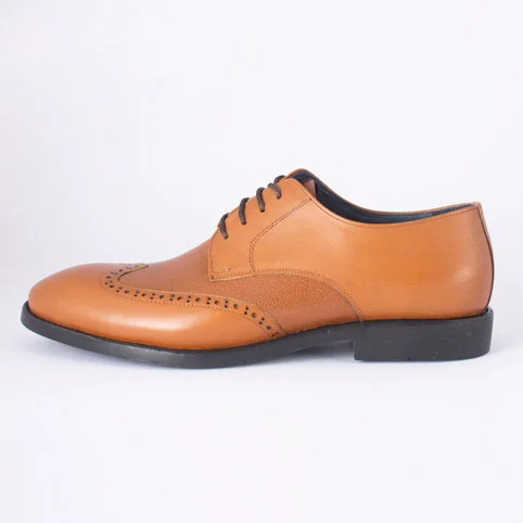 کفش رسمی  چرم طبیعی مردانه مدل هشترک 215