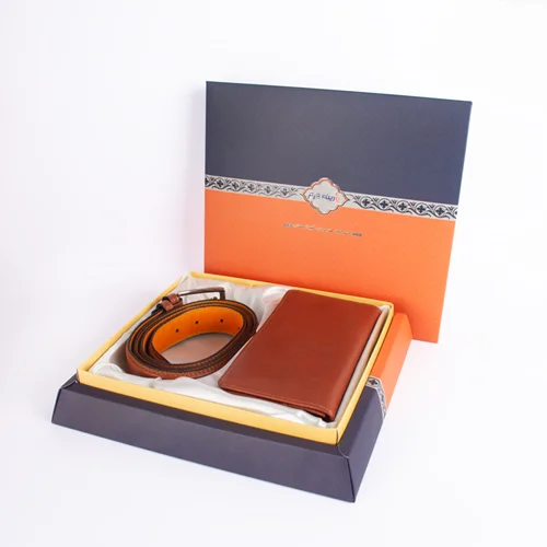 ست هدیه مردانه چرم طبیعی مدل M6